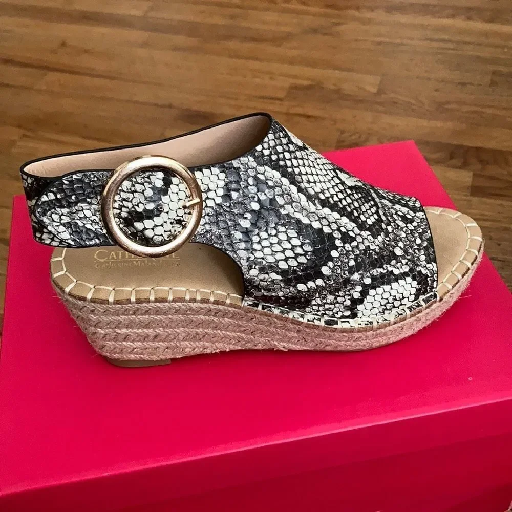 Catherine Malandrino Snake Espadrilles